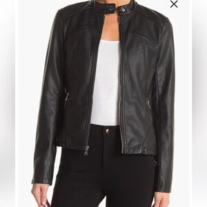 Guess Size L faux leather jacket